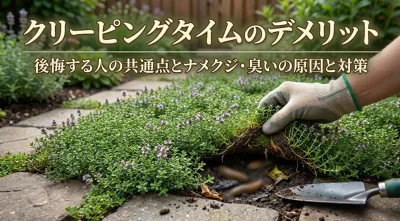 クリーピングタイムのデメリット｜後悔する人の共通点とナメクジ・臭いの原因と対策