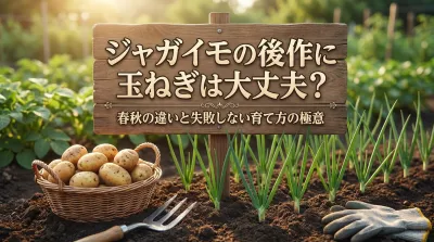 ジャガイモの後作に玉ねぎは大丈夫？春秋の違いと失敗しない育て方