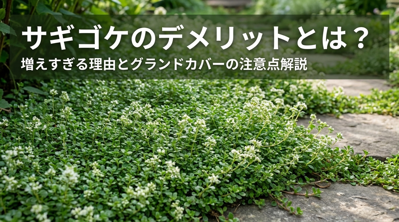 サギゴケのデメリットとは?増えすぎる理由とグランドカバーの注意点解説