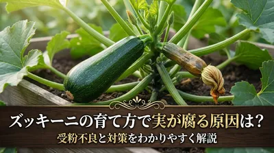 ズッキーニの育て方で実が腐る原因は？受粉不良と対策をわかりやすく解説