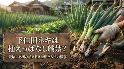 下仁田ネギは植えっぱなし厳禁？栽培に必須な植え替え時期と方法