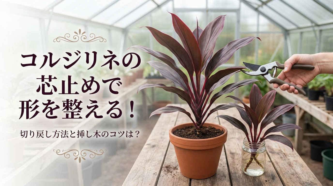 コルジリネの芯止めで形を整える!切り戻し方法と挿し木のコツは?