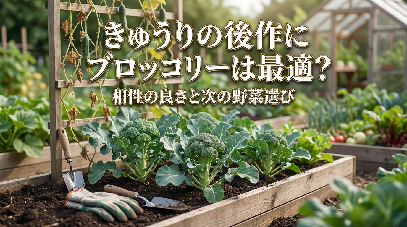 きゅうりの後作にブロッコリーは最適?相性の良さと次の野菜選び