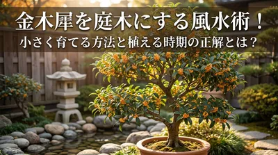 金木犀を庭木にする風水術！小さく育てる方法と植える時期の正解とは？