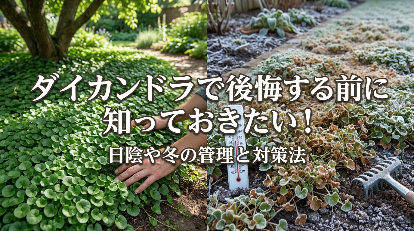 ダイカンドラで後悔する前に知っておきたい!日陰や冬の管理と対策法