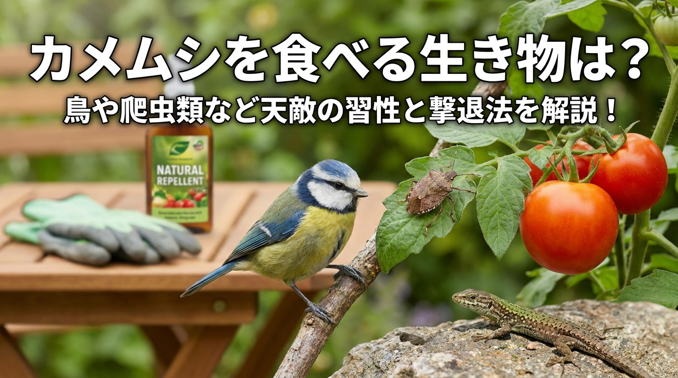 カメムシを食べる生き物は？鳥や爬虫類など天敵の習性と撃退法を解説！